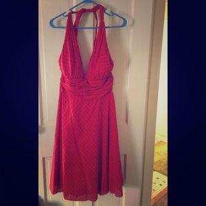 Red Halter Dress